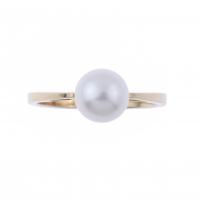 162-RING WITH A PEARL.