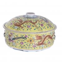 311-CHINESE TUREEN WITH LID, SECOND HALF OF THE 20TH CENTURY.
