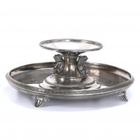 13-SPANISH SILVER CENTREPIECE, MID 20TH CENTURY.