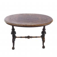 495-ENGLISH SIDE TABLE, VICTORIAN STYLE, 20TH CENTURY.
