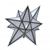 299-STAR-SHAPED CEILING LAMP, MID 20TH CENTURY.