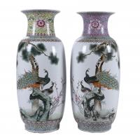 222-TWO CHINESE VASES, MID 20TH CENTURY.