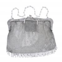 2-BAG AND PURSE IN SILVER MESH, FIRST THIRD OF THE 20TH CENTURY.