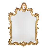 509-FRENCH WALL MIRROR, LOUIS XV STYLE, SECOND HALF OF THE 20TH CENTURY.