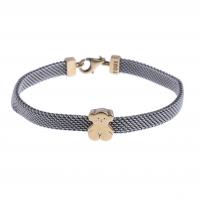 230-TOUS. STEEL AND GOLD BRACELET.