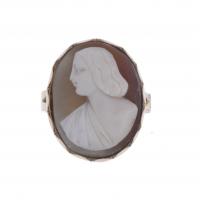 48-CAMEO RING.