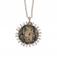 177-MEDAL-PENDANT DEPICTING MADONNA AND CHILD.