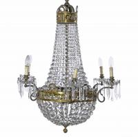 13565-SPANISH CEILING LAMP, EMPIRE STYLE, FIRST HALF OF THE 20TH CENTURY.