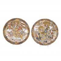 236-19TH CENTURY JAPANESE SCHOOL. PAIR OF DISHES.