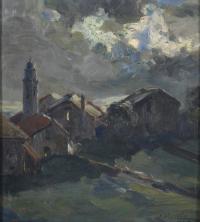 594-AMEDEO MERELLO (1890-1978). "VISTA RURAL", 1918.