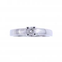 11-DIAMOND SOLITAIRE RING.