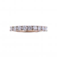 7-DIAMONDS ETERNITY RING.