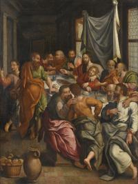 419-ATTRIBUTED TO PABLO DE CÉSPEDES (1538-1608). "LAST DINNER".