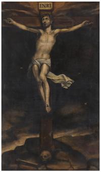 426-AFTER MODELS BY EL GRECO. "CRUCIFIXION".
