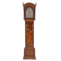 304-SPANISH GRANDFATHER CLOCK, 19TH CENTURY.