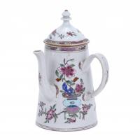 165-CHINESE CHOCOLATE JUG FOR EXPORT. EARLY 19TH CENTURY.