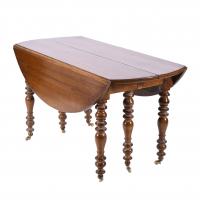 326-VICTORIAN FOLDING TABLE. 1840 - 1850.