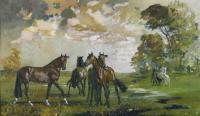 563-RICARD ARENYS GALDON (1914-1977). "HORSES".