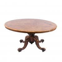 317-VICTORIAN FOLDING TABLE. 1840-1850.