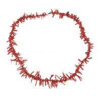 112-NECKLACE WITH CORAL BRANCHES