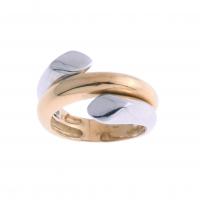 89-SPIRAL-SHAPED TWO-TONE RING.