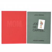 566-JOAN BROSSA (1919-1998). "MOM, LA CLAU DES MAPES" Y "JOC DE CARTES...", 1987 y 1988.