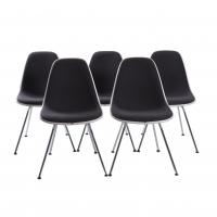 487-VITRA.  FIVE MODEL DSX CHAIRS, LATE 20TH CENTURY.