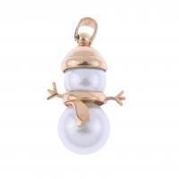 150-SNOWMAN PENDANT WITH PEARLS.
