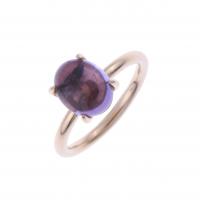 37-POMELLATO STYLE RING WITH AMETHYST.