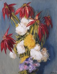 801-JOSEP MlGUEL SERRANO (1912-1982). "STILL LIFE WITH FLOWERS".