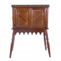 26536-VICE-ROYAL CAMPECHE-STYLE CABINET, EARLY 19TH CENTURY. 