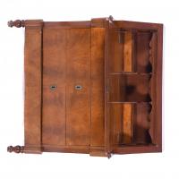 667-EMPIRE FILING CABINET IN MAHOGANY PALM, EARLY 19TH CENTURY.