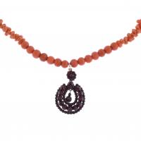 98-CORAL NECKLACE.