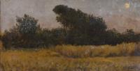 734-AURELI TOLOSA I ALSINA (1861-1938) "LANDSCAPE WITH MOON".