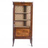 664-FRENCH TRANSITION-STYLE DISPLAY CABINET, 20TH CENTURY. 