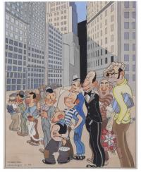 858-MESTRES  "ELS BANDITS DE NOVA YORK EN LA FESTA ONOMÁSTICA DEL COMISARI" Chicago, 2-1933.