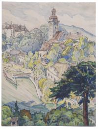914-ERICH BUTTNER (1889-1936).  "PAISAJE", 1932.