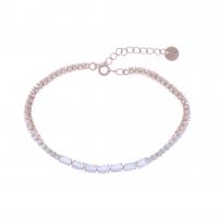 20450-PULSERA CON CIRCONITAS Y TOPACIOS.