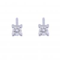 147-SOLITAIRE EARRINGS WITH DIAMOND.