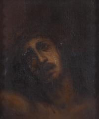 23776-ESCUELA ESPAÑOLA, SIGLO XVIII.  "CRISTO".