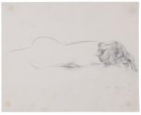 886-ALFRED OPISSO CARDONA (1907-1980). "WOMAN LYING ON HER BACK".