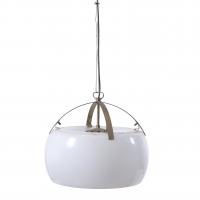 25960-VICO MAGISTRETTI (1920-2006) FOR ARTEMIDE. "OMEGA EN SUSPENSION" CEILING LAMP, 1962.