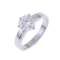 146-DIAMOND SOLITAIRE RING.