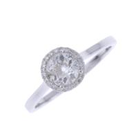59-SORTIJA SOLITARIO DE DIAMANTE.