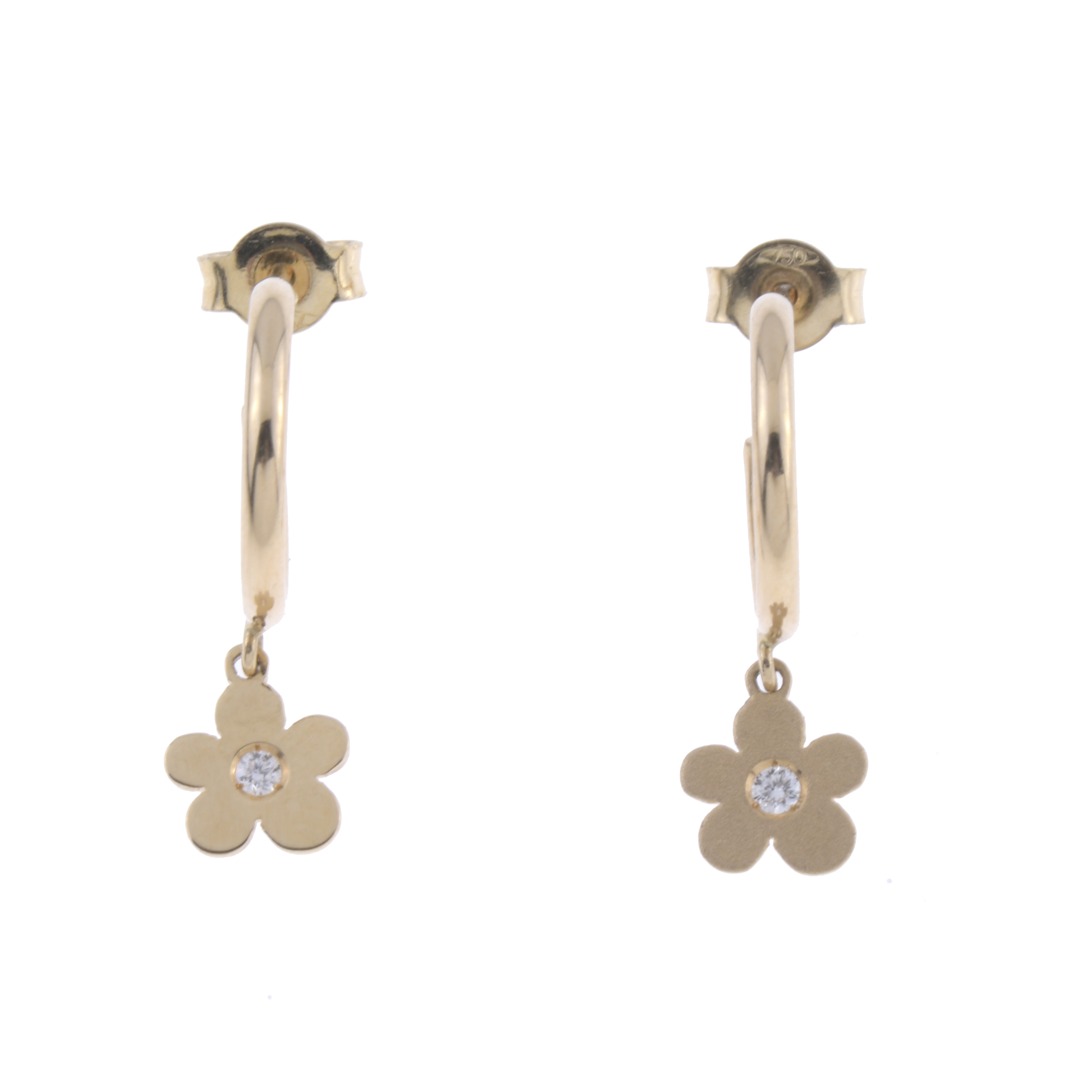 192-PENDIENTES ARETES CON FLOR.