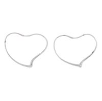 217-TIFFANY'S & ELSA PERETTI. CREOLE EARRINGS, MODEL "OPEN HEART" .