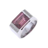148-LARGE RING WITH TOURMALINE.