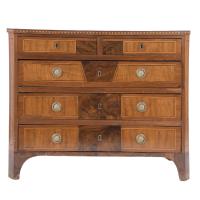 767-MALLORCAN CHARLES IV CHEST OF DRAWERS WITH MARQUETRY, CIRCA 1800.