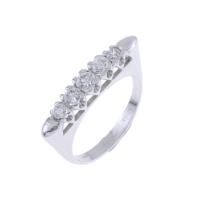 100-ART DECO STYLE RING WITH DIAMONDS.