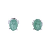 161-EMERALDS EARRINGS.